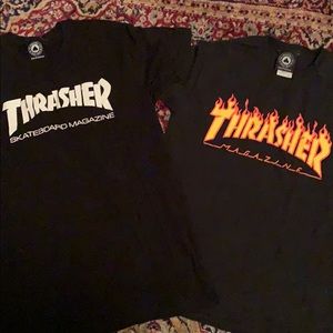 2 thrasher shirts